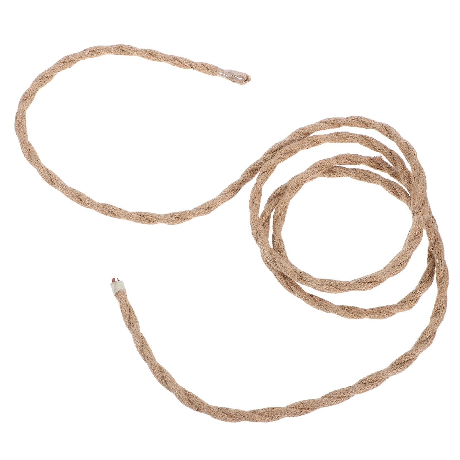 

Vintage Rope Pendant Lamp Cord Copper Core Decorative Light Cable for Living Room Dining Room Retro Electrical Wire