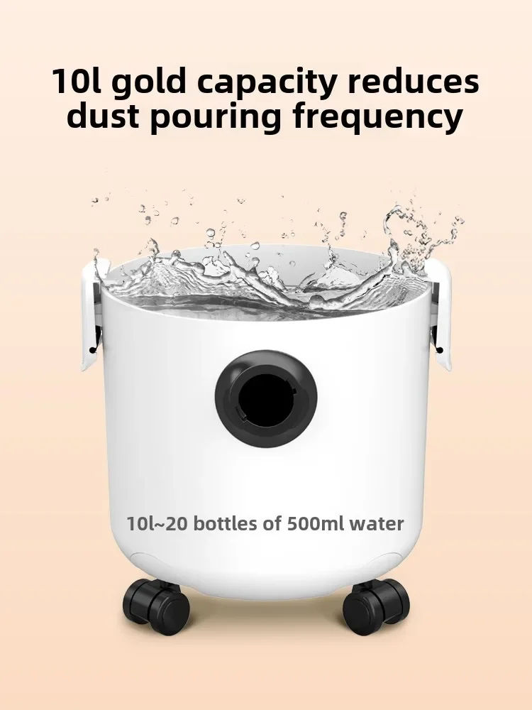 vacuum cleaner household bucket type large suction dry wet seam industrial special strong high power static cleaning sound