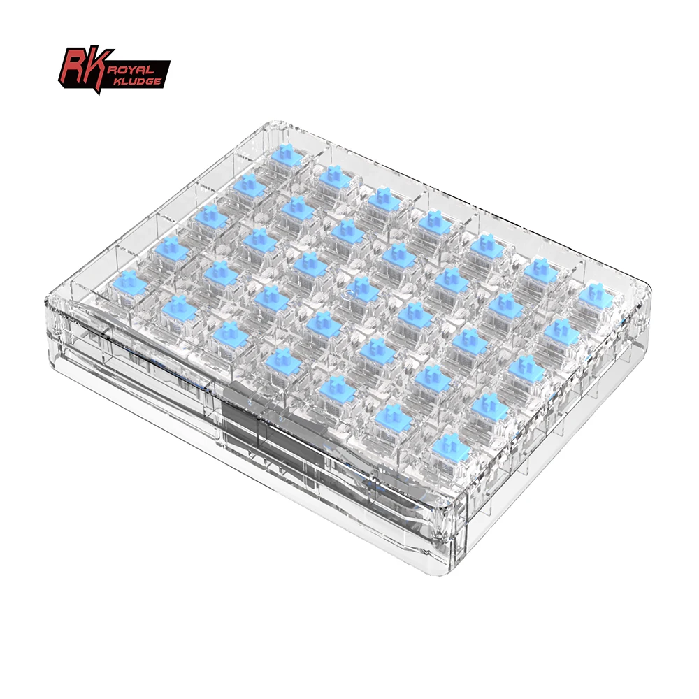 RK Royal Kludge Mechanical Keyboard Switch 3Pin Clicky Linear Tactile Silent Switches RGB SMD Gaming Compatible With MX Switch