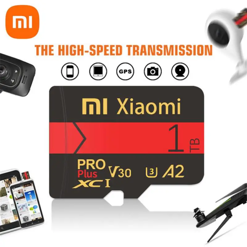 Xiaomi U3 Memory Card A2 128GB High Capacity Micro TF SD 2TB 1TB 512GB 256GB Mobile Storage SD Card Give Card Reader Gifts