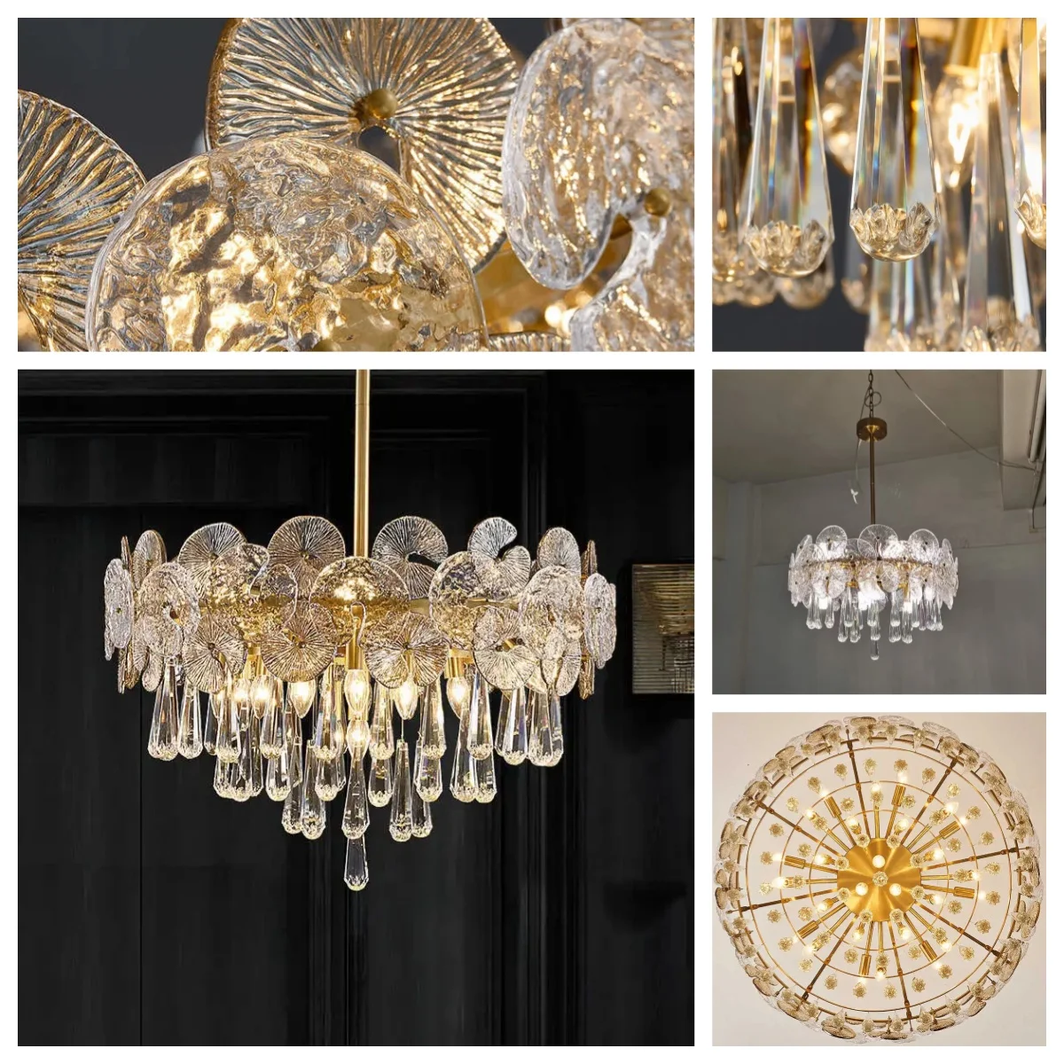 Nordic Designer European Style Living Room Dining Room Chandelier, Postmodern  French Chandelier, Light Luxury Villa Hall Light