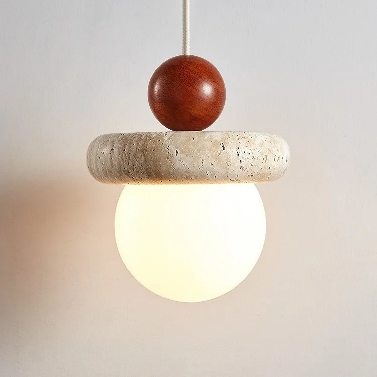 

Cream wind advanced bedroom bedside chandelier medieval small milk bean children's room chandelier living room master bedroom