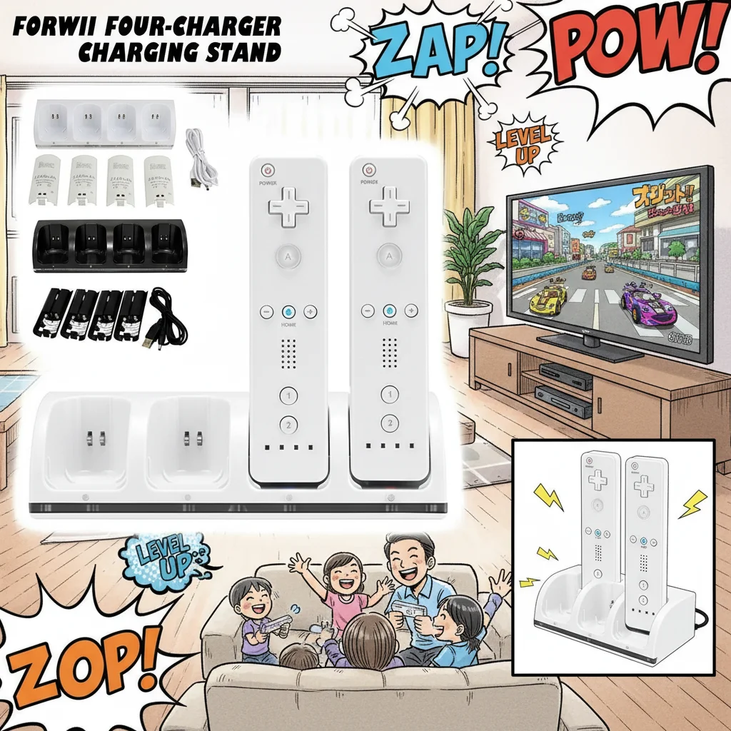 

Контроллер Wii с силиконовым чехлом и ремешком, совместимый с Nintendo Wii, Wii U, Wii Mini - Motion Remote
