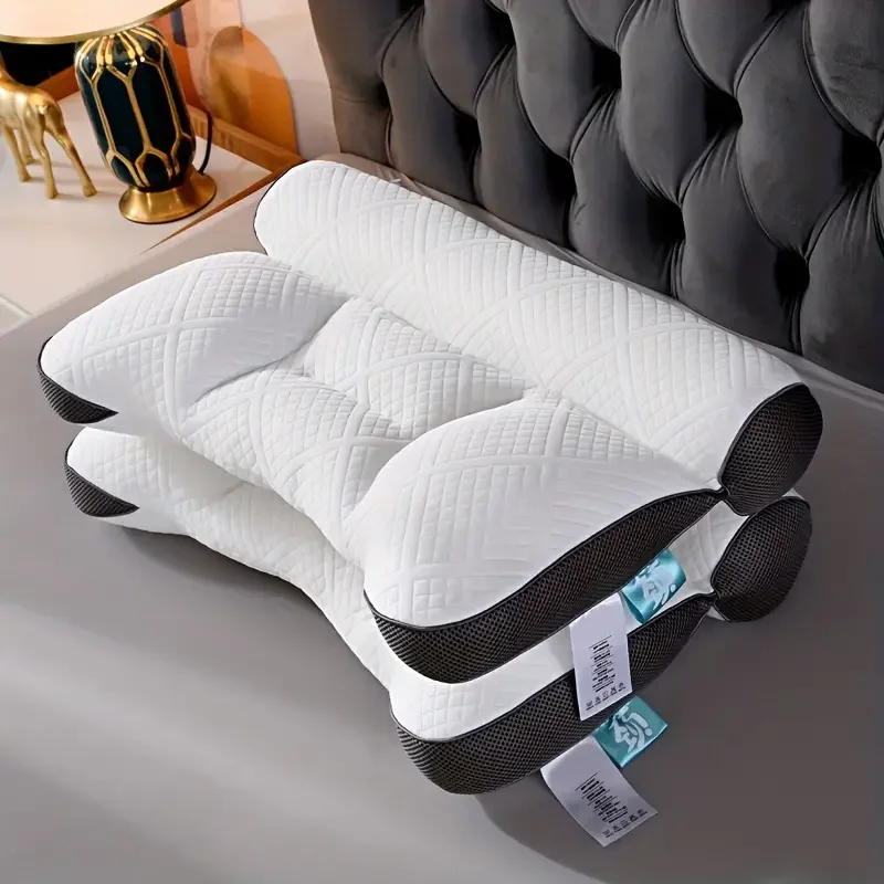 Memory Foam Pillow Cervical Orthopedic Neck Pillow Help Sleep And Protect The Pillow Neck Household SPA Massage Pillow Sleeping