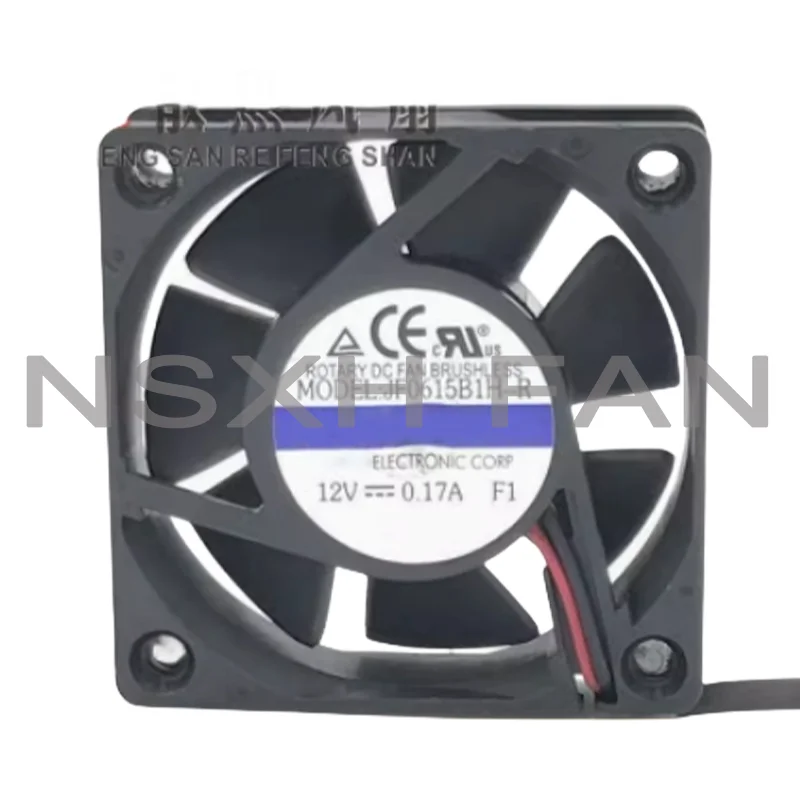 JF0615B1H-R 12V 0.17A 6015 6CM Silent Fan Chassis Power Supply Fan