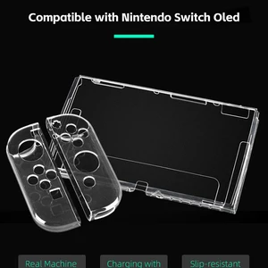 حافظة واقية من FrogTPU Soft Transparent Shell ، واقي إطار شفاف ل Nintendo Switch OLED ، ملحقات وحدة التحكم في الألعاب أفضل 8 مبيعات لإسكان Nintendo Switch - رقم 1