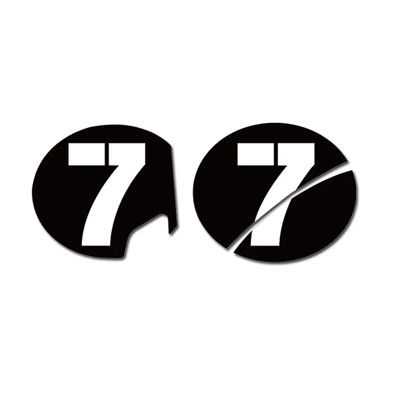 3M Motorcycle Number Sticker Decals Decoration For Vespa Sei Giorni
