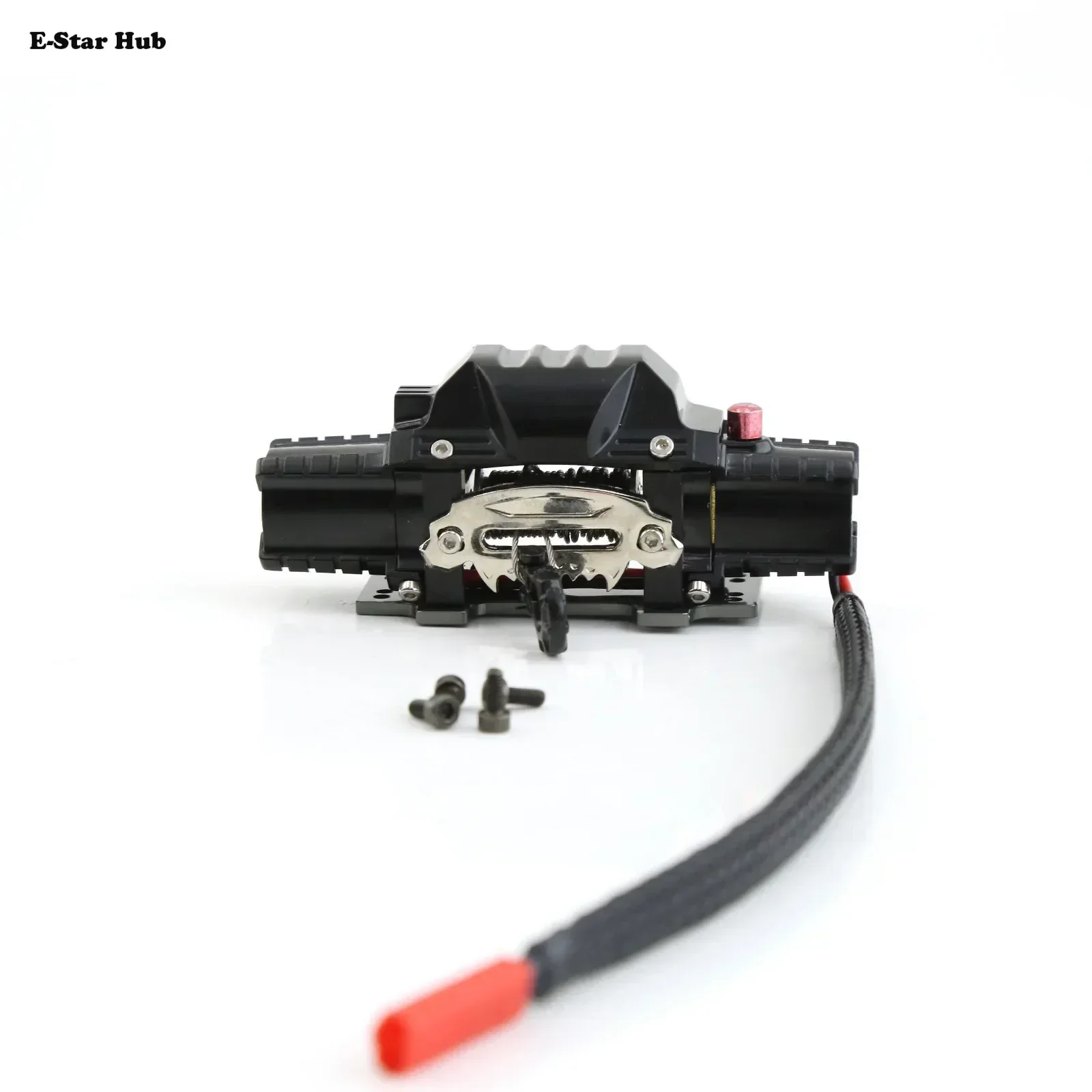 E-Star HubMetal Automatic Simulation Simulated Winch for 1/10 1/8 RC Crawler Car Axial SCX10 III 90046 D90 TRX4 TRX-6 D110 90046