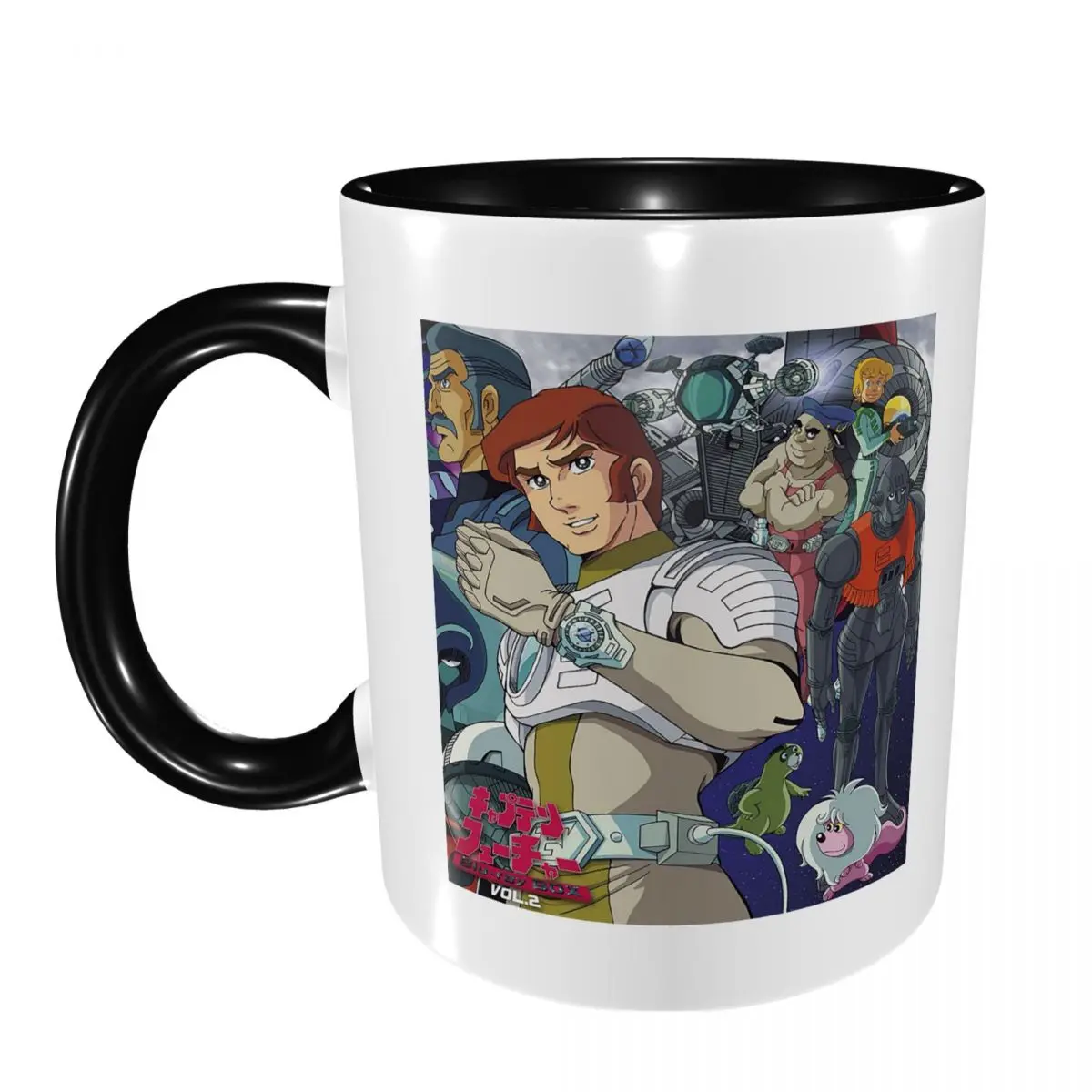Comet Crew Accessories Captain Future Mug Funny Ceramic Coffee Cups Tea Mugs Milk Cup Drinkware Gift for Woman Man