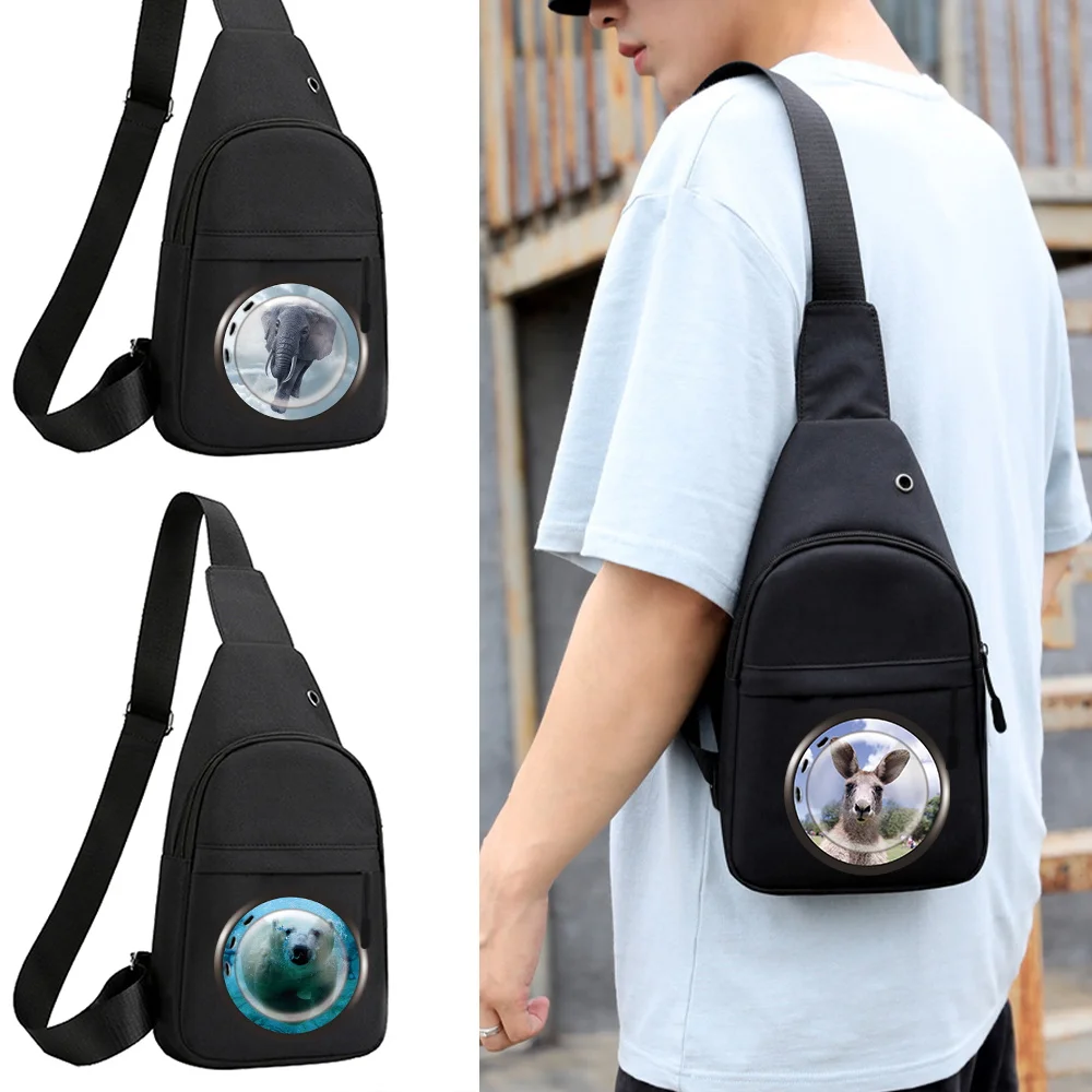 

2025 New Crossbody Chest Pack Fashion Trendy Multi-functional Chest Bag Portable Purse Window Series Outdoors Phone Pouch