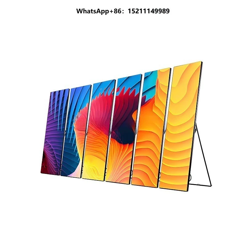 P2.5 Indoor LED Poster Screen Stand Alone Digital Signage Video Wall for Indoor Advertising High Resolution