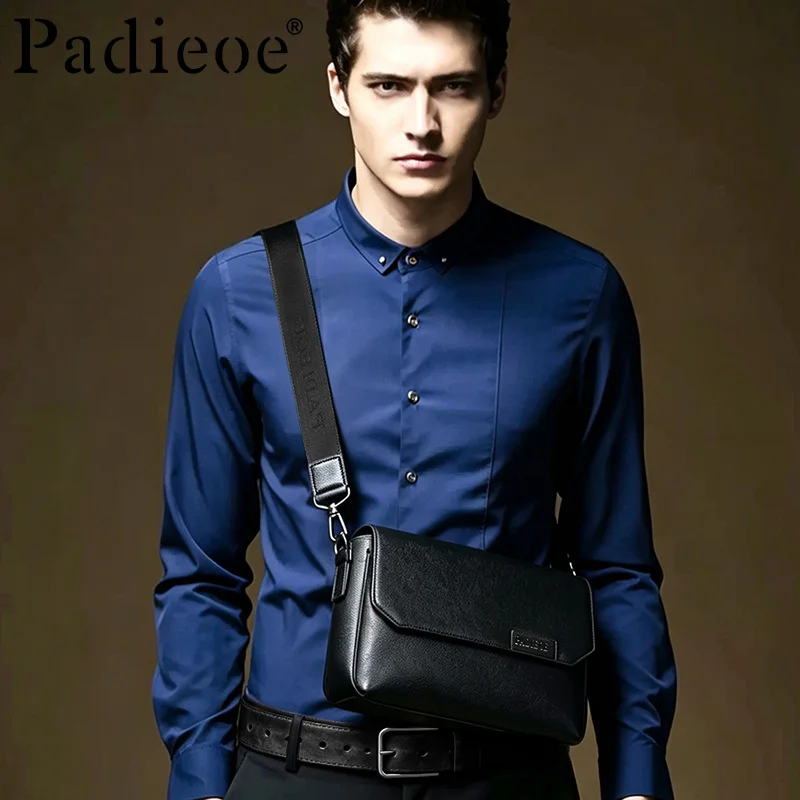 Men's bag, crossbody bag, men's genuine leather crossbody bag, new style cowhide backpack, large capacity shoulder bag for men