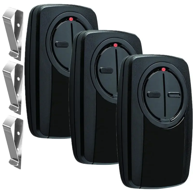 Y43A-Universal Garage Door Opener Remote Control 375UT 3 Pcs 380UT For Chamberlain Klik5u-Bk2 Klik3u-Bk Clicker Replacement Part