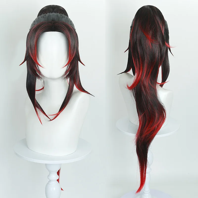 

Парик для косплея Kokushibo, аниме Kokushibou, волосы, розовые сетчатые парики