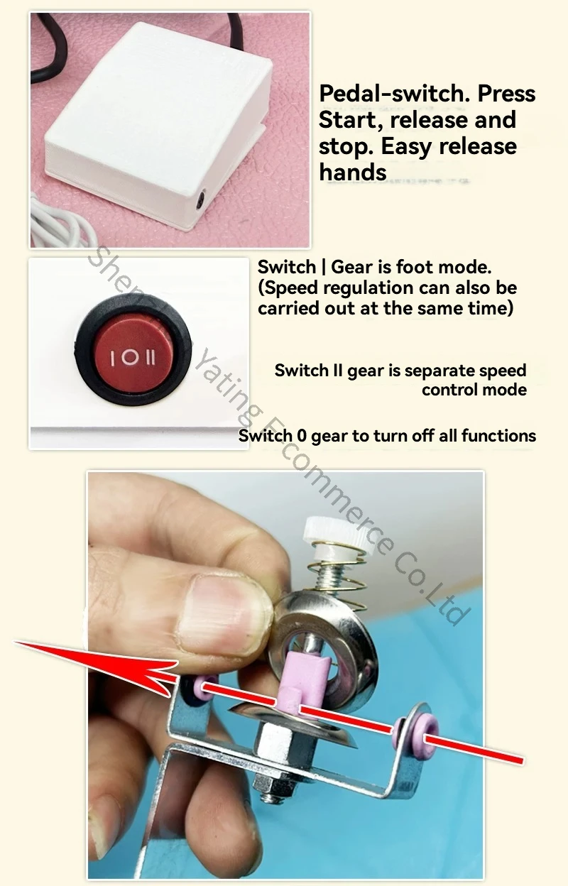 Household Electric Wool Winding Machine Counting Setting Circle Automatic Stop Small Speed Regulation High Speed Combining Tool