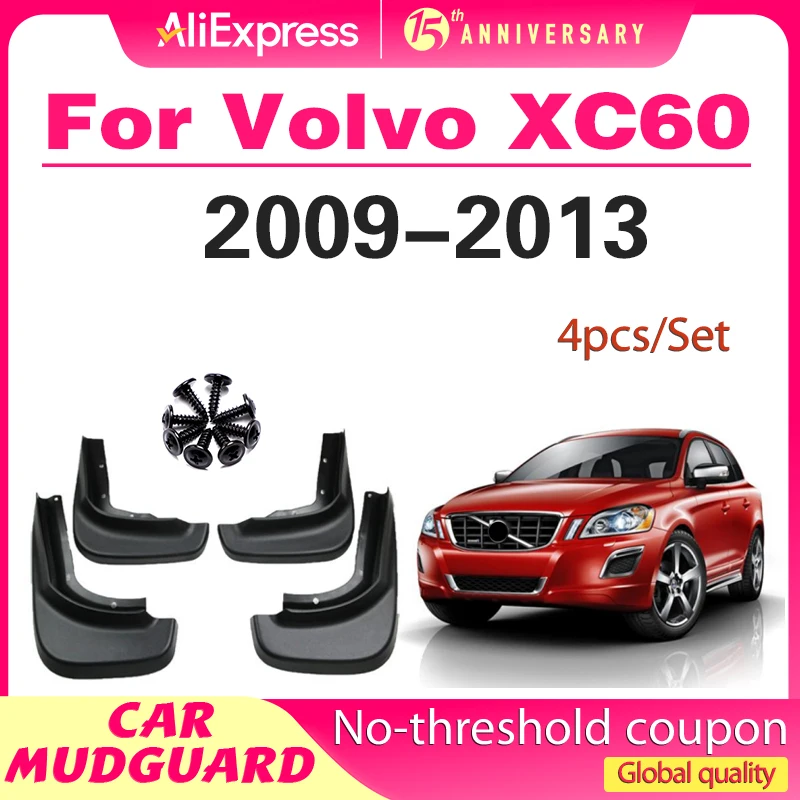 

Splash Guards Mud Flap Mudguards Fender Fitment Car Mud Flaps For VOLVO XC60 2009-2013 2012 2011 2010 Mudflaps fender flares