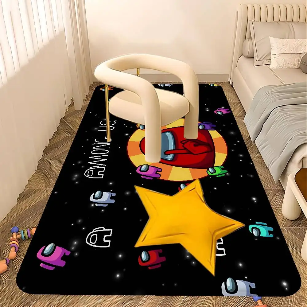 Hot Game A-Among U-Us Entrance Door Mat Washable Non-Slip Living Room Sofa Chairs Area Mat Kitchen Welcome Doormat