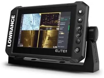 Elite 7 Fish Finder avec imagerie active 3-en-1 transducteur, contour C-MAP + graphiques