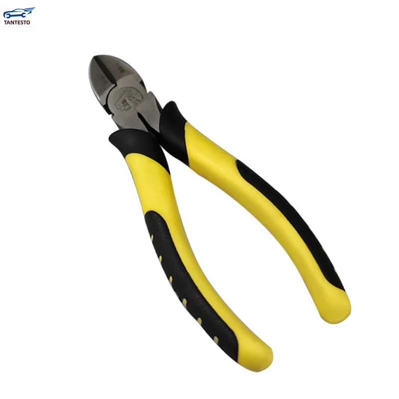 Tang Oblique 6 Inci, Tang Mulut Miring, Peralatan Perbaikan Mobil, Hemat Tenaga, Nosel Mulut Terbuka Sebagian, Tang Mulut Terbuka Sebagian