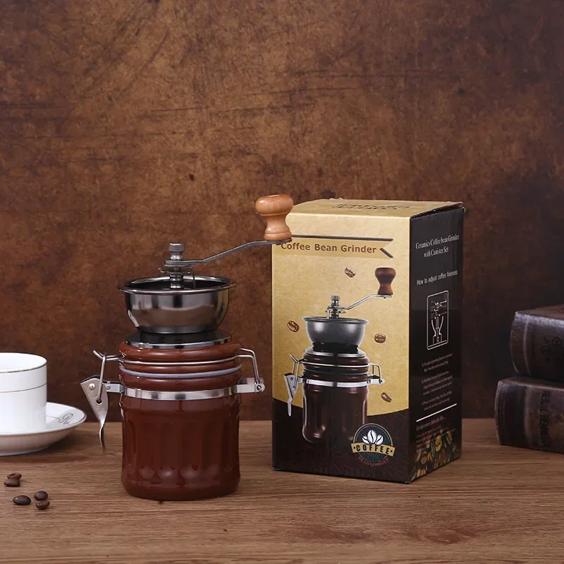 Hand crank coffee bean grinder grinder small coffee grinder