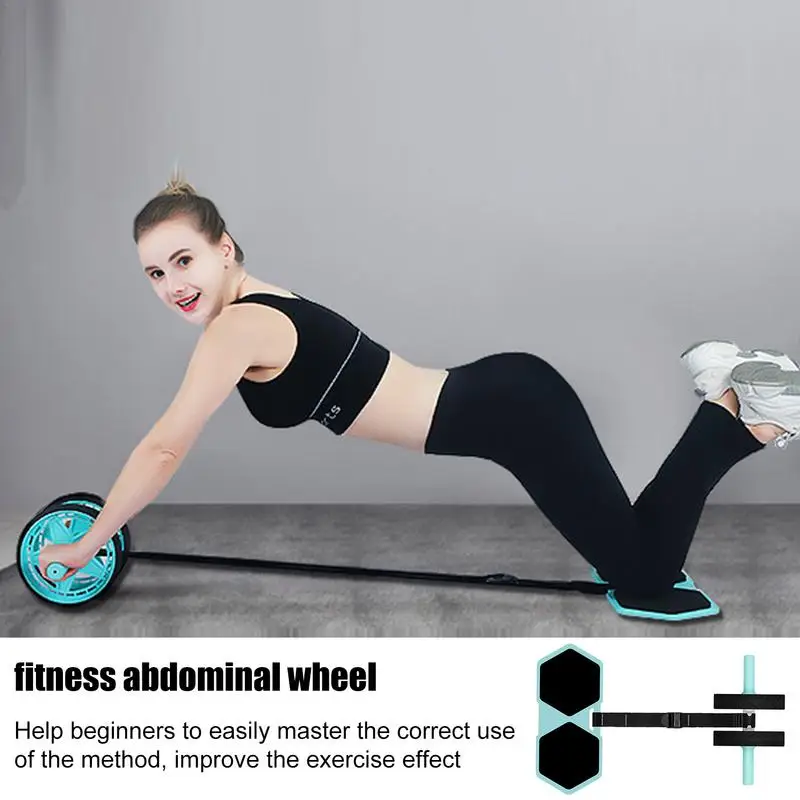 Ab Roller Wheel Automatic Rebound Home Gym Exercise Wheel Fitness Abdominal Wheel Abdominal Exercise Wheel Roller