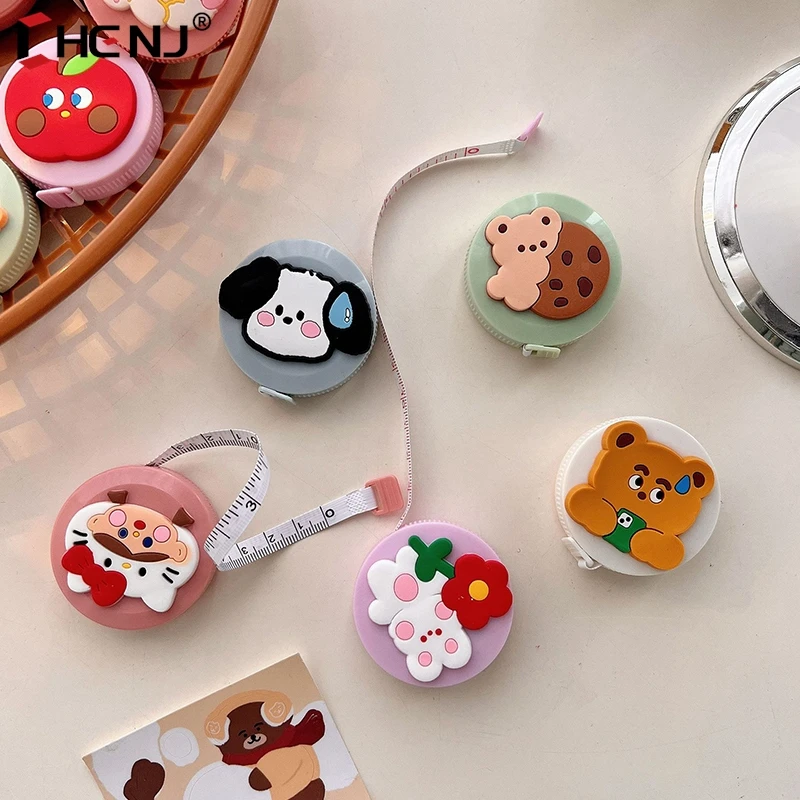 Portable Cartoon Tape Measure Multifunctional Mini Measuring Tapes Measure Ruler Waist Chest Hip Measurement Soft Tape