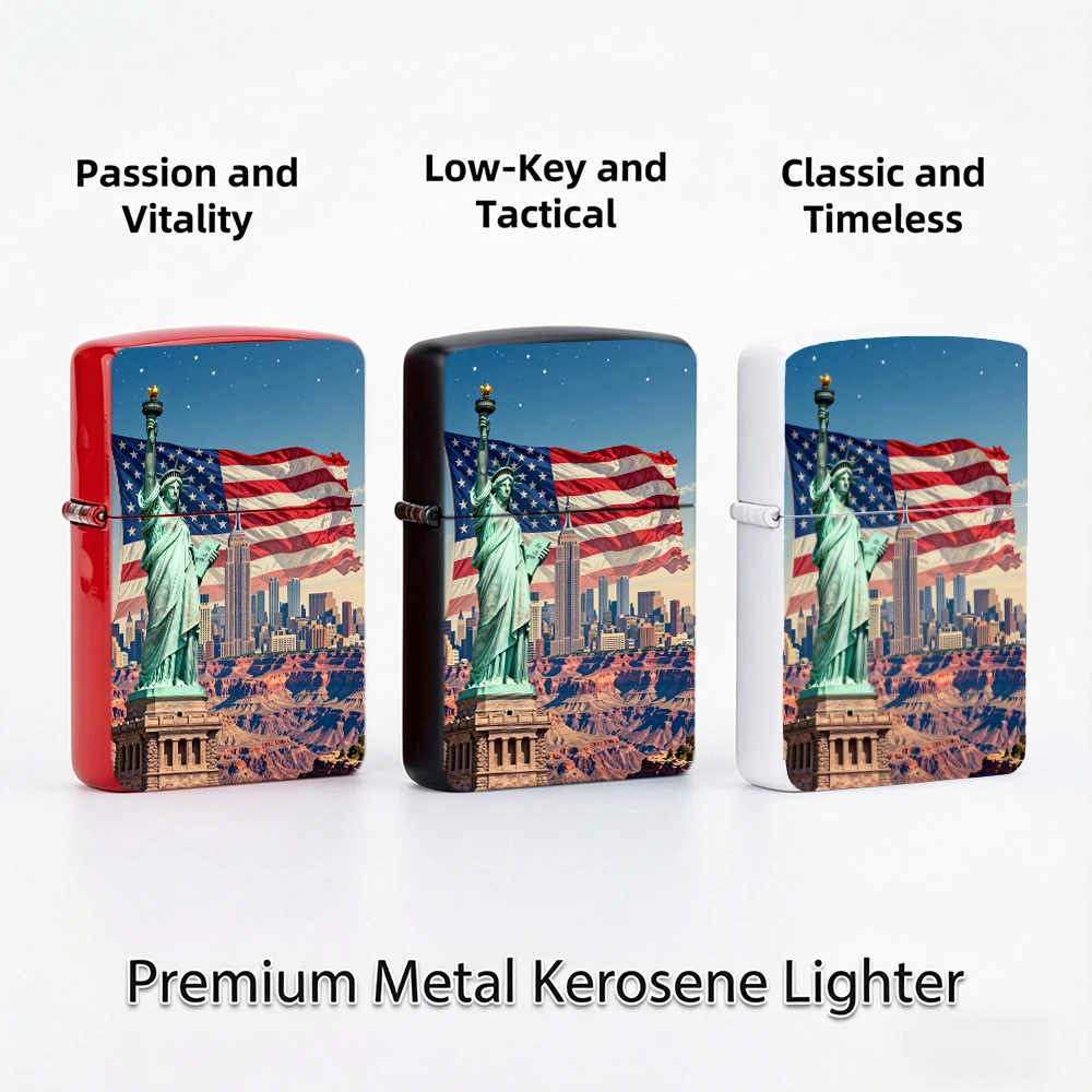 Flip Top Lighter USA Liberty S - Vintage Collectible Lighters 评论和价格