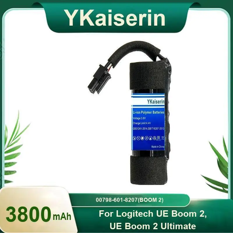 

For Logitech UE Boom 2, 2 Ultimate 00798-601-8207 Speaker Battery Environmentally Friendly Rapid Charging 3800Mah