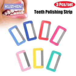 3Pcs Disposable Dental Orthodontic Interproximal Enamel Polishing Tool Tooth Enamel Reducted Teeth Whitening Material Oral Care