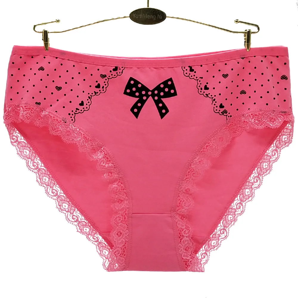 Cotton Panties Female Underpants Sexy Panties for Women Briefs Underwear Plus Size Bragas Mujer Pantys Lingerie Femme 6 Pcs/lot