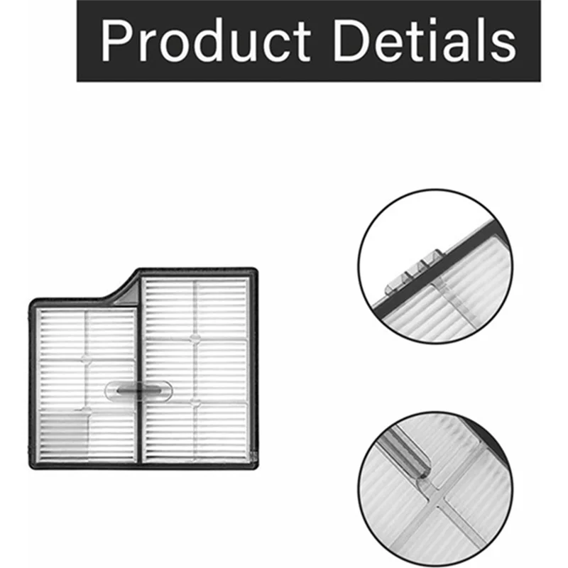A83G-16 PCS Filter für Roborock Saros 10/G30 / S9 Maxv Ultra selbstentleerender Roboterstaubsauger, extrem langlebig