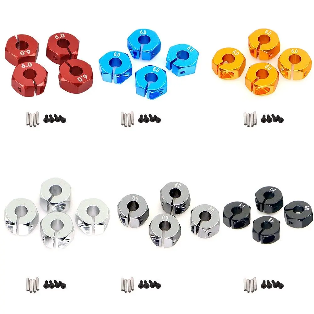 1:10 model car upgrade accessories - 12mm RC hexagonal connector - 4mm, 5mm, 6mm, 7mm