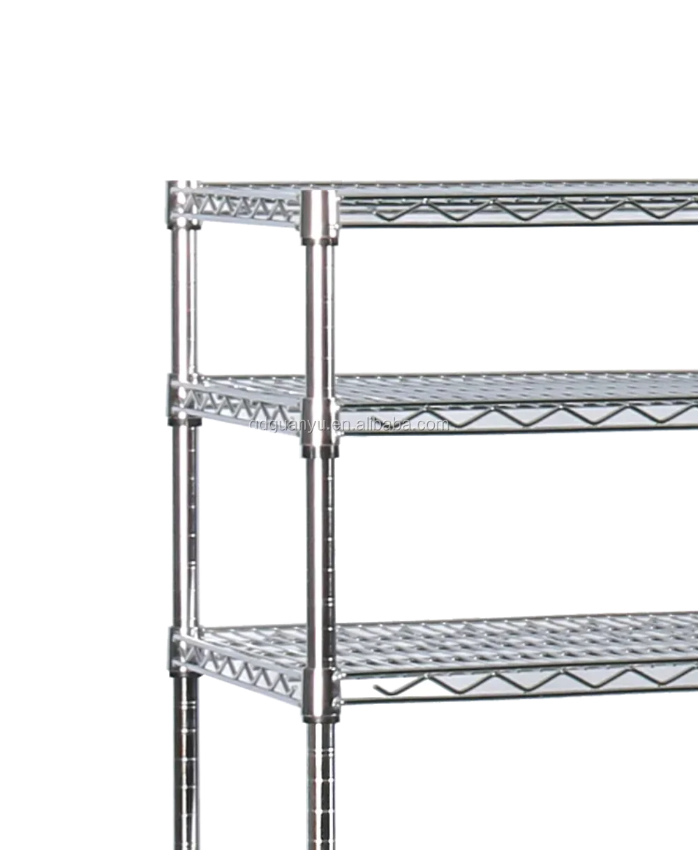 Steel Shelving Storage Rack Metal Wire Shelf,Storage Racks with Bins