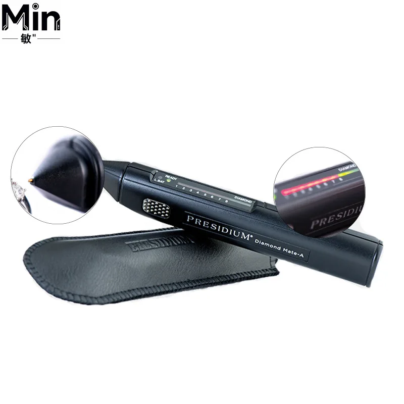 PDMT-A Presidium Professional Portable Diamond Tester Pen 0.02ct Minimum Diamond Authenticity Testing Tool