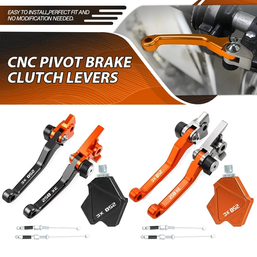 

CNC Brake Clutch Levers Stunt Clutch Pull Cable Lever Easy System For 250XC 250 XC 2014 2015 2016 2017 2018 2019 2020 2021 2022