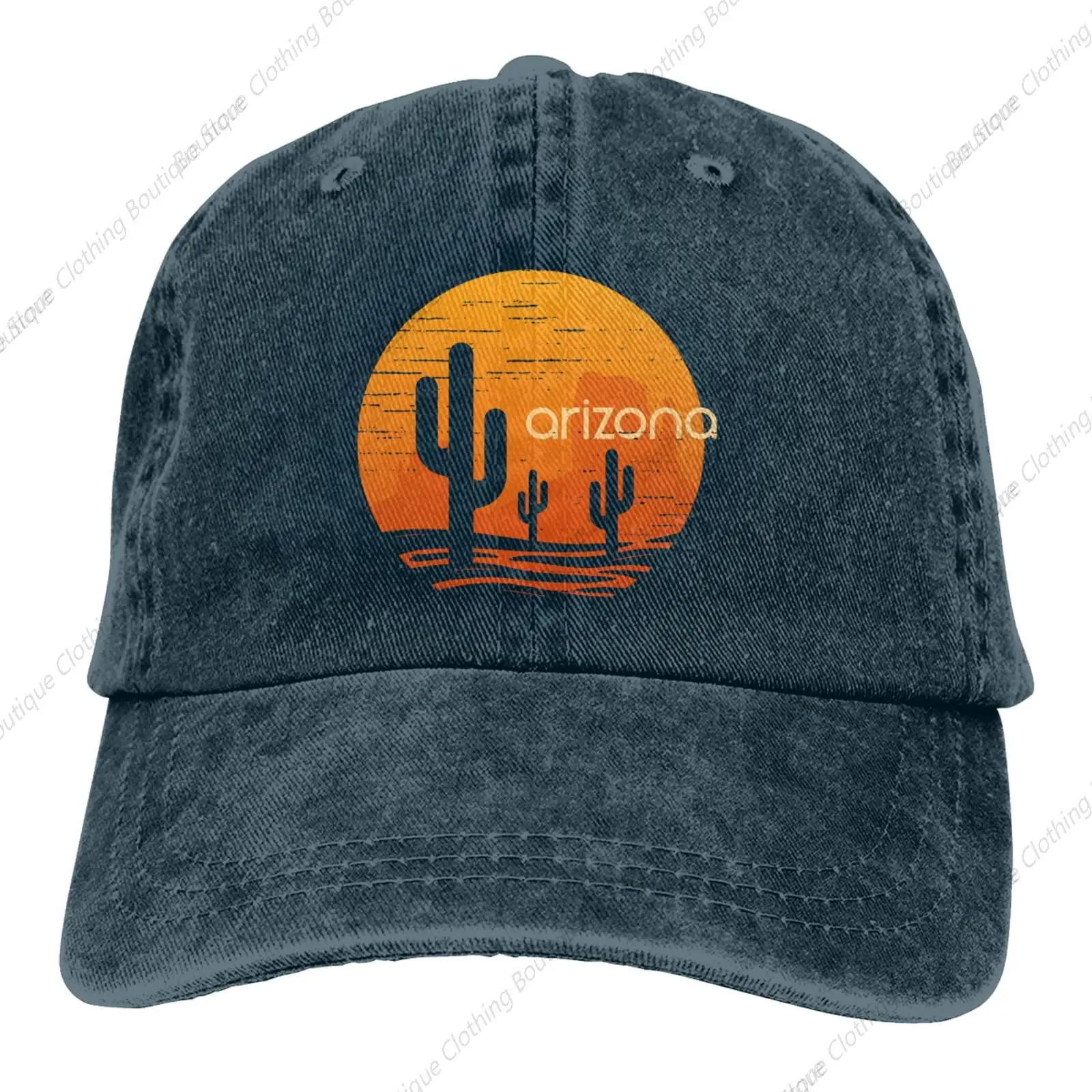 

Landscape of Arizona State Mens Womens Adult Baseball Cap Vintage Adjustable Denim Hat New Cowboy Trucker Hats