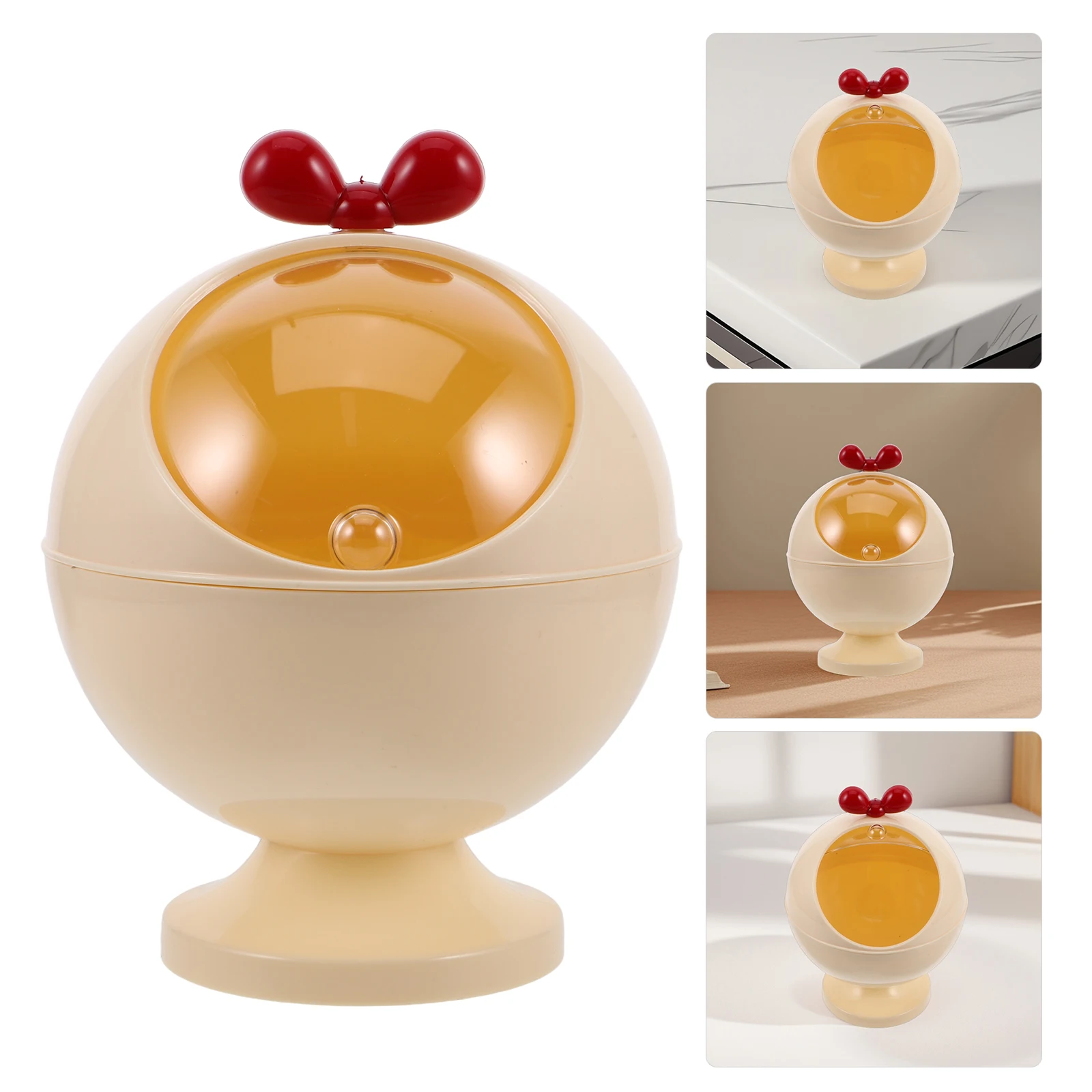 

Creative Hair Accessory Organizer Box Large Opening Jewelry Holder Desktop Trash Can Portable Storage Container For Hair Ties