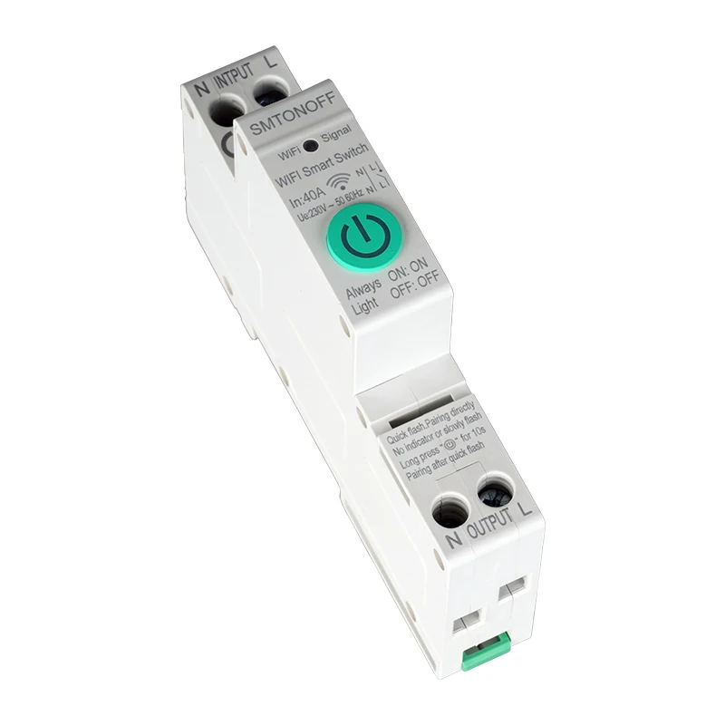 Din Rail WiFi Smart Boiler Switch Water Heater switch Smart Life Tuya APP Remote Control Alexa Echo Google Home Voice Control