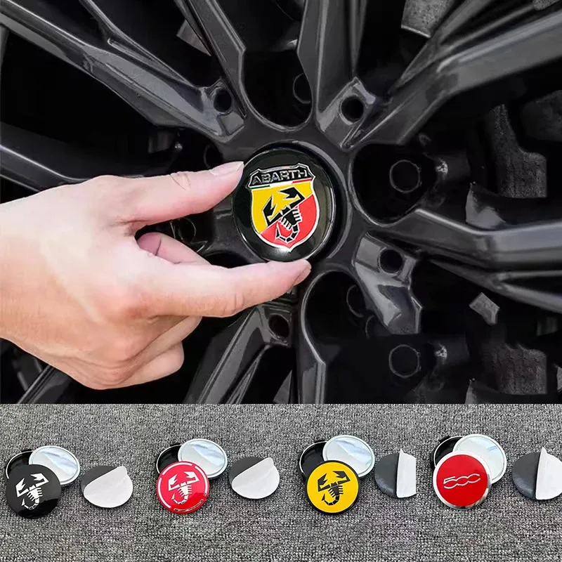 

56 мм наклейка на крышку ступицы колеса автомобиля, аксессуар для Fiat Abarth 500 Tipo FR Panda Argo Freemont Viaggio Bravo Punto Doblo Pulse Stilo