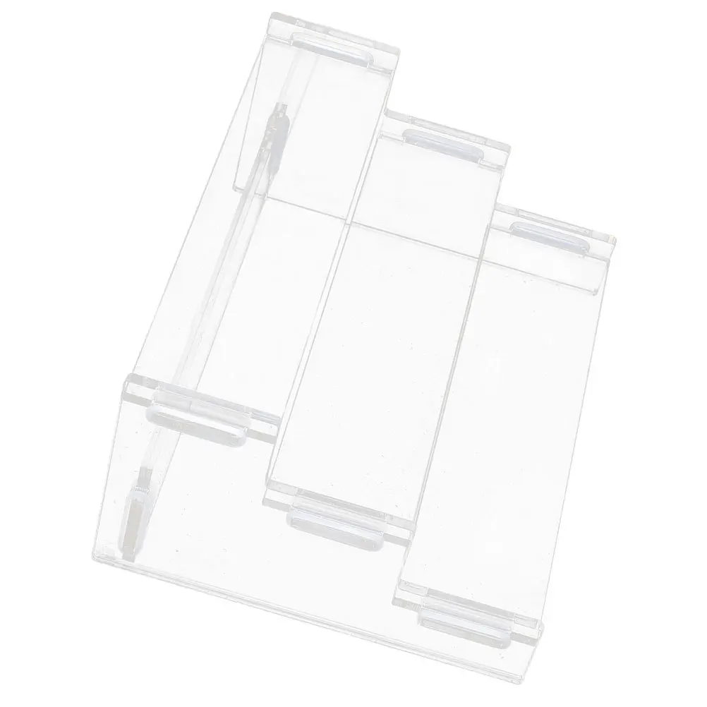 

Acrylic Tiered Display Stand Three-Layer Storage Rack For Cosmetics Jewelry Cake Dessert Organizer Clear Holder