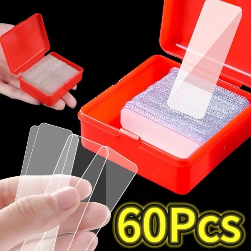 1/2/3/4/6/9box Reusable Double Sided Adhesive Tape Strong Adhesion Wall Sticker Sticky Balloon Traceless Poster Clear Nano Home