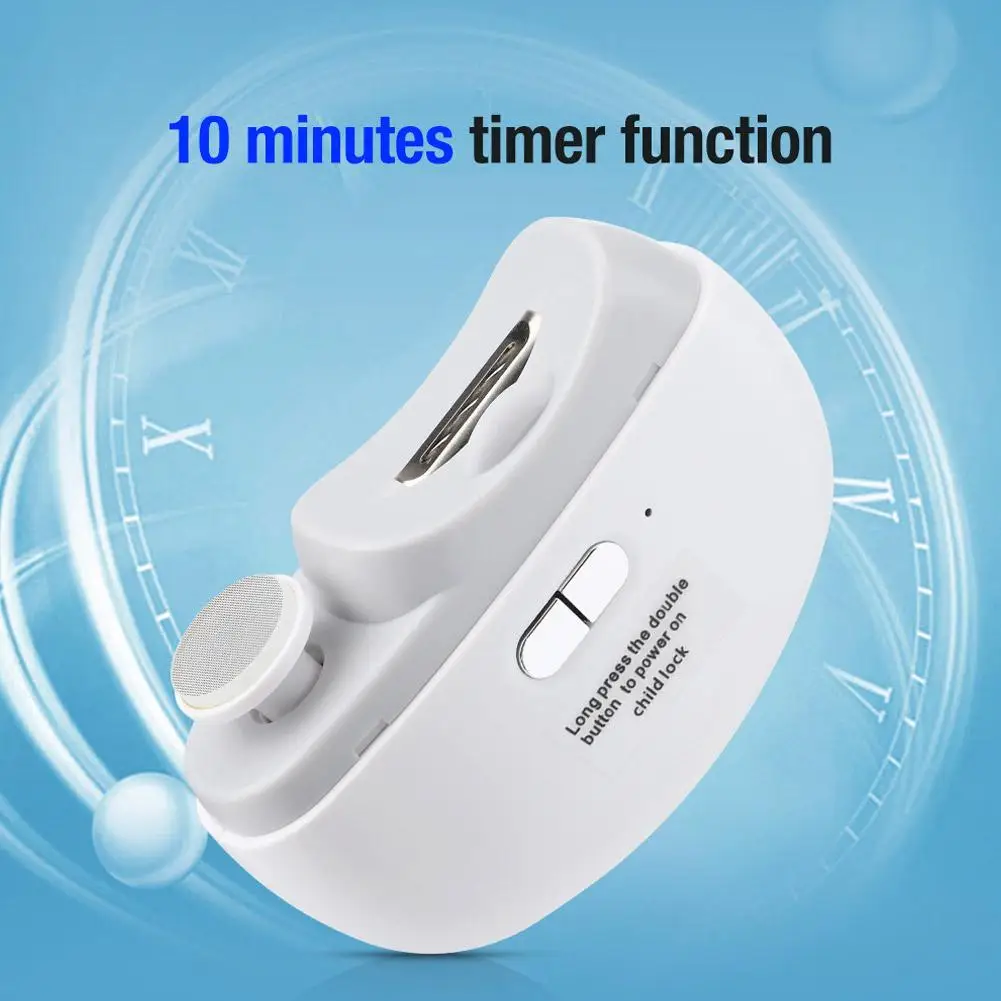 Aparador de unhas elétrico automático para manicure, para adultos, bebês, dedo do pé, tesoura, pedicure, cortador de unhas, apontador, homem k2g7