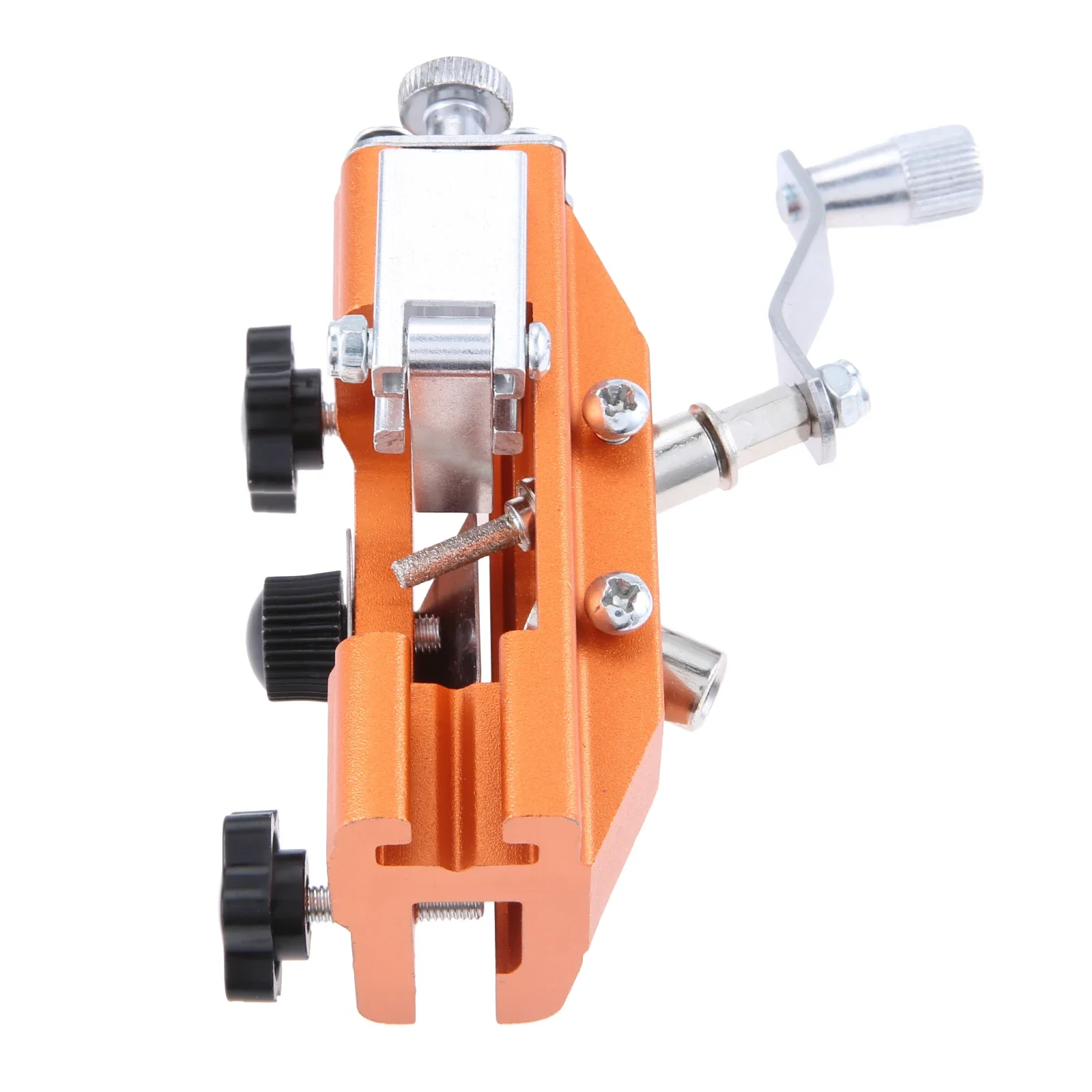 1Set Sherum Universal Chain Saw Sharpener Fit for Chainsaw Models Quick Blade Sharpening Portable Handheld Design with Nuts
