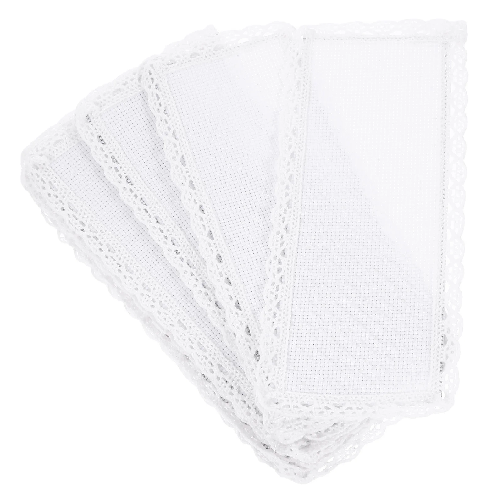 10 pçs kits de ponto cruz para adultos marcador marcadores tecido costura diy strass branco espaços inacabados estudante