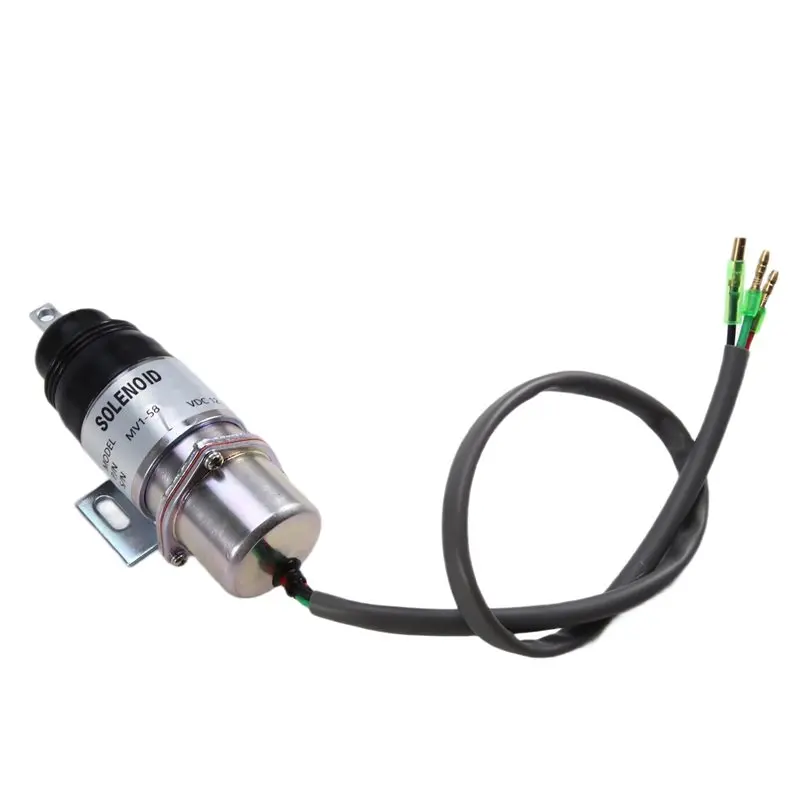 

AB16-MV1-58 для двигателя Isuzu, совместимый, 12 В, соленоид отключения, цифры деталей 8-94453341-0 894453-3411, подходит для 3KC1 4JG1