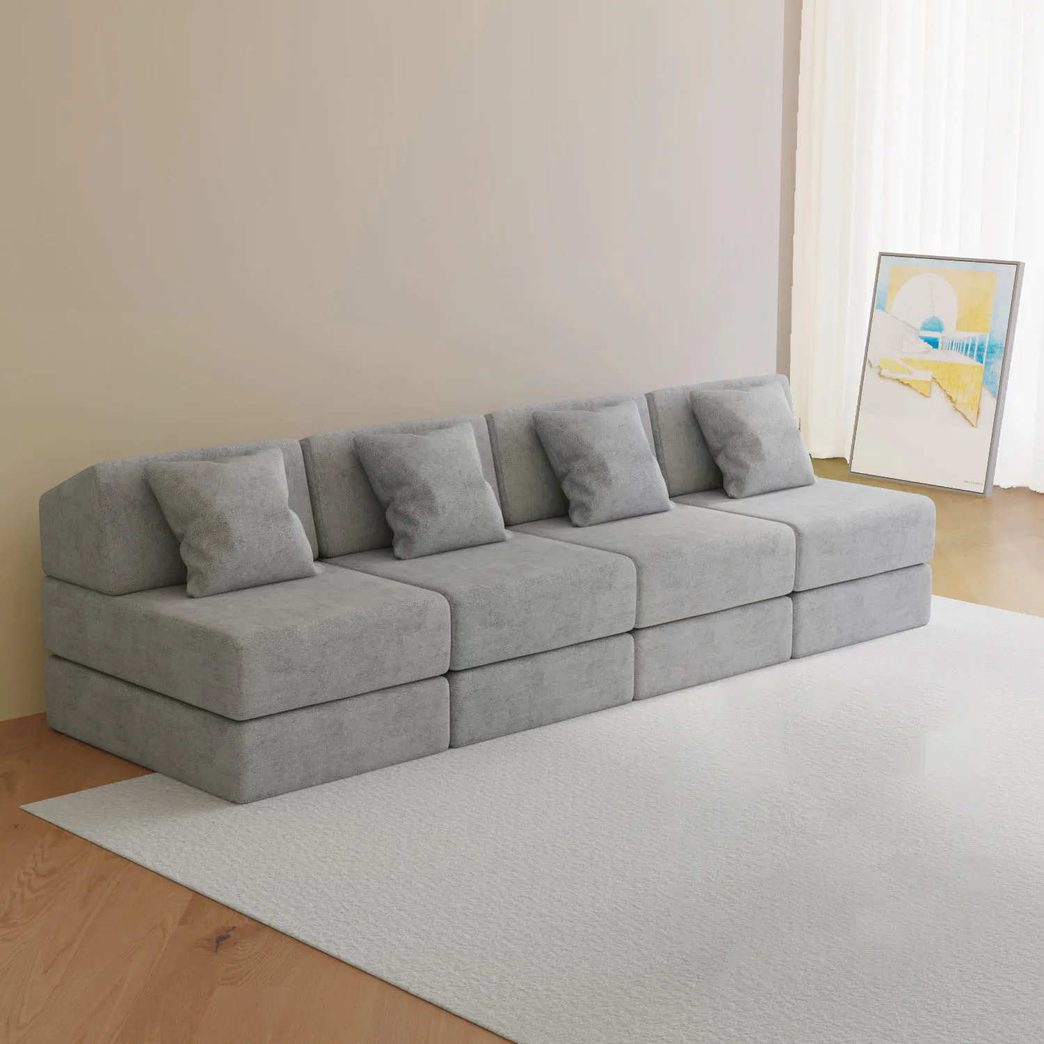 사이엔 도매 어린이 소파 침대 섹셔널 소파 압축 침대 3 모듈형 폼 싱글 체어 접이식 진공 싱글 소파 침대