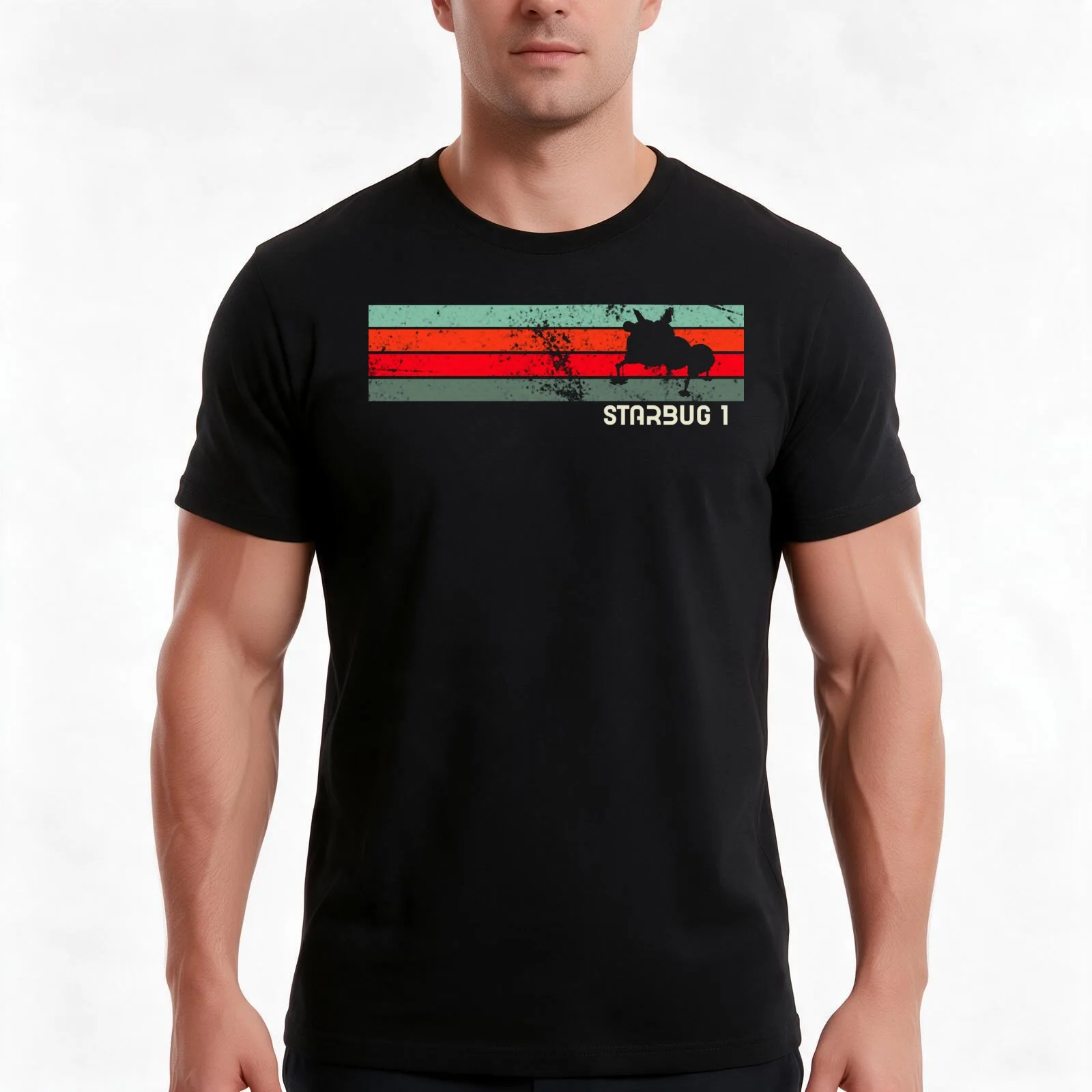 Starbug 1 Retro - Red Dwarf funny T-Shirt, Summer Casual Cotton Tee, Oversized Streetwear Tops, Vintage Graphic Print
