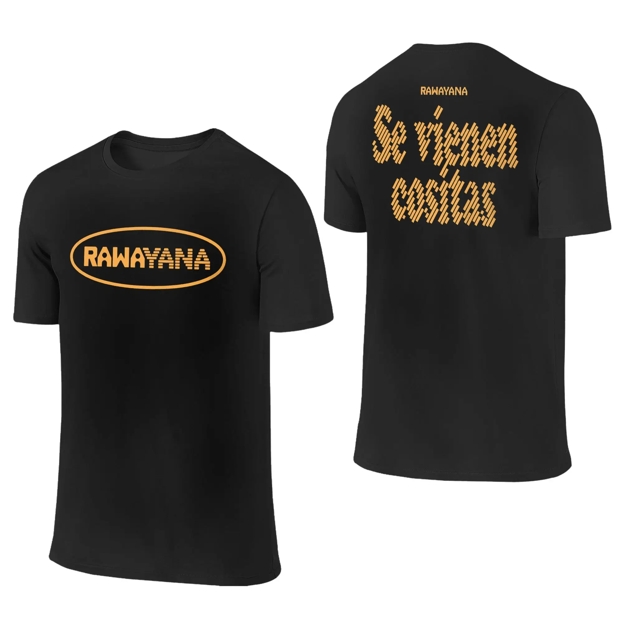 Oversized T-Shirt Rawayana Donde Es El After Music 100% Cotton T Shirts  Novelty Tshirt for Man Summer Y2K Casual Short Sleeve