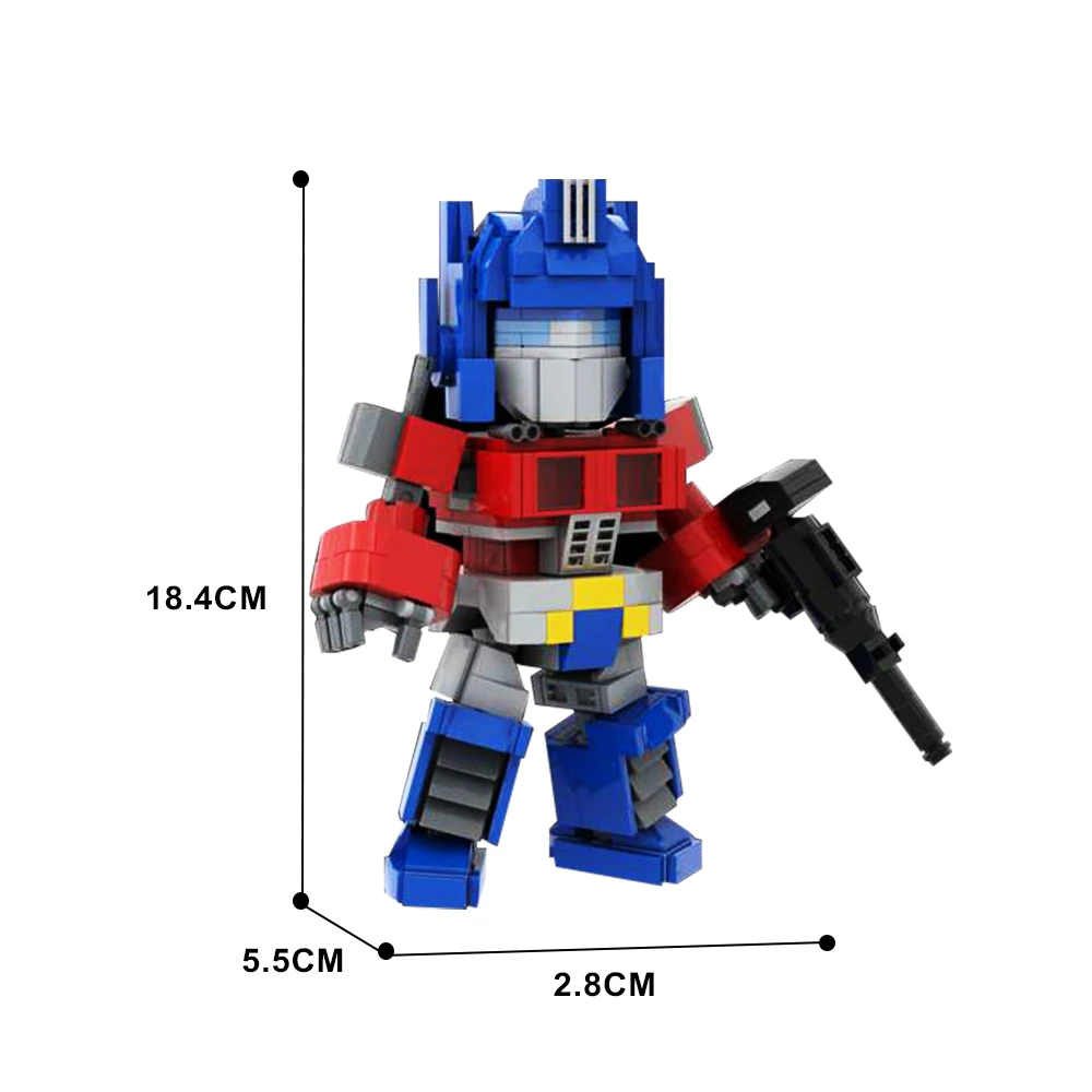 MOC Shapeshifting Robot Building Blocks Movies Autobots Justice Robot DIY Model Bricks Kids Creative Assembly Toys Birthday Gift