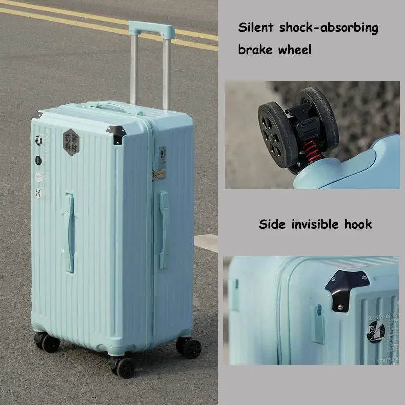 Five Wheel Thickening Travel Suitcase Rolling Luggage 22/24/26 inch Large Capacity Trolley Luggage Carry-On Cabin Suitcase